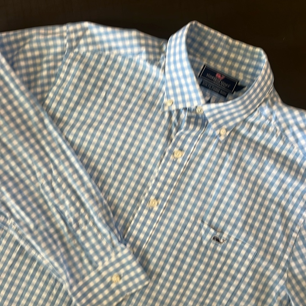 Vineyard Vines, Men’s Slim Fit Tucker Shirt, Size Large